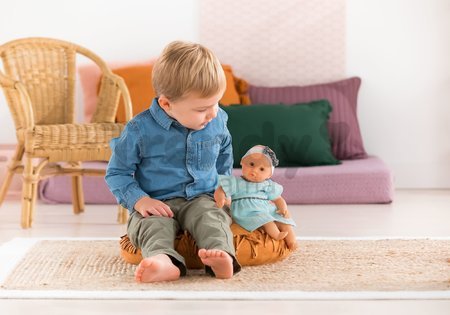 Bábika Bébé Calin Maud Corolle s modrými klipkajúcimi očami a fazuľkami 30 cm od 18 mes