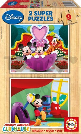 13467 a educa drevene puzzle mickey mouse