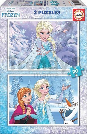 Puzzle Frozen Educa 2x 20 dielov