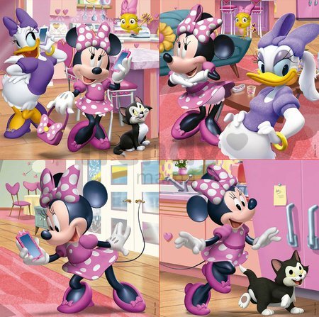 Puzzle Minnie Happy Helpers Educa 12-16-20-25 dielov progresívne