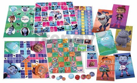 Detské spoločenské hry Vampirina 8v1 Special game set Educa od 4 rokov