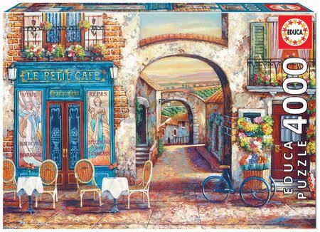 Puzzle Le Petit Café Educa 4000 dielov od 11 rokov