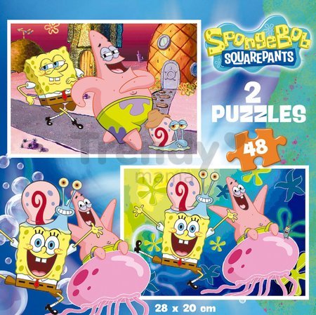 Puzzle Sponge Bob Educa 2x48 dielov