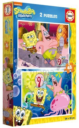 Puzzle Sponge Bob Educa 2x48 dielov