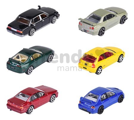 Autíčko Japan Series Premium Cars Majorette kovové s odpružením 7,5 cm dĺžka 6 rôznych druhov