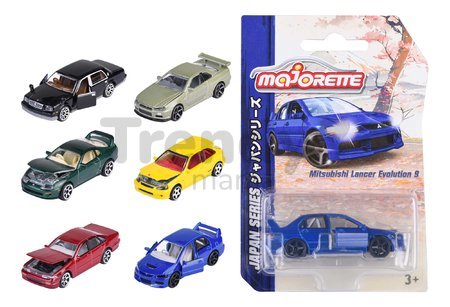 Autíčko Japan Series Premium Cars Majorette kovové s odpružením 7,5 cm dĺžka 6 rôznych druhov