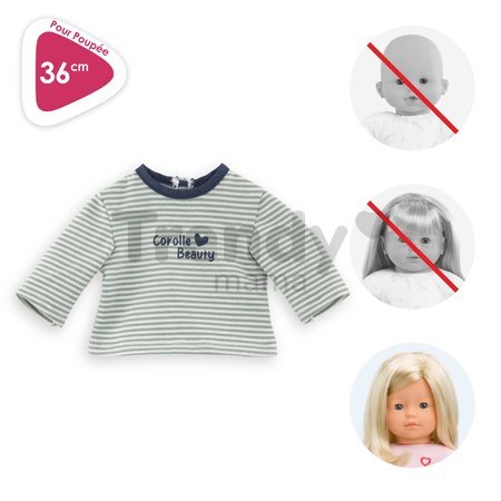 Oblečenie Long Sleeves Striped T-Shirt Ma Corolle pre 36 cm bábiku od 4 rokov