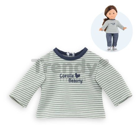 Oblečenie Long Sleeves Striped T-Shirt Ma Corolle pre 36 cm bábiku od 4 rokov