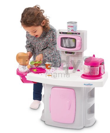 Kuchynské štúdio pre bábiku The Baby's Kitchen Écoiffier s varením a jedálenským kútikom od 18 mes