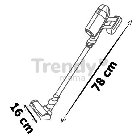 Tyčový vysávač elektronický Rowenta X Force Flex Vacuum Cleaner Smoby s nadstavcom so zvukom