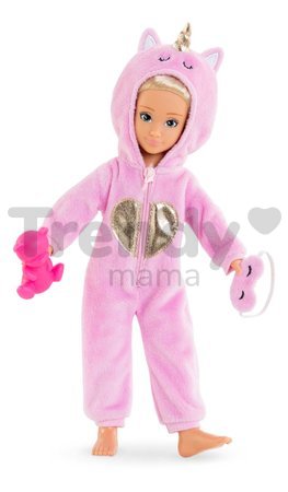 Súprava oblečenia Unicorn Onesie Dressing Room Girls Corolle pre 28 cm bábiku 7 doplnkov od 4 rokov