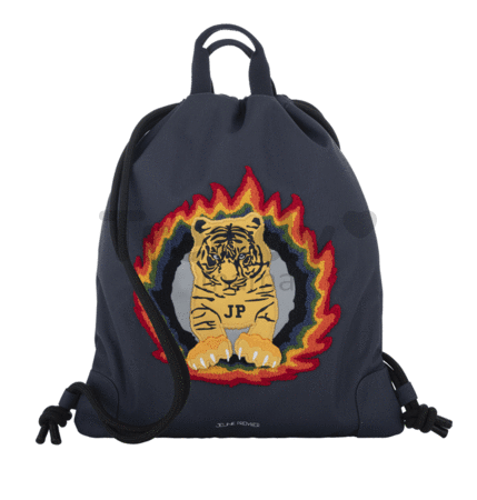 Školský vak na telocvik a prezúvky City Bag Tiger Flame Jeune Premier ergonomický luxusné prevedenie 40*36 cm