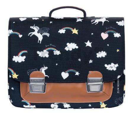 Školská aktovka It Bag Classic Midi Rainbow Unicorn Jeune Premier ergonomický luxusné prevedenie 30*38 cm