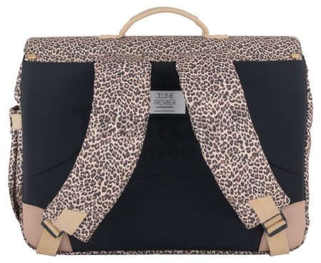 Školská aktovka It Bag Midi Leopard Cherry Jeune Premier ergonomická luxusné prevedenie 30*38 cm