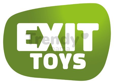 Trampolína s ochrannou sieťou Silhouette Ground Exit Toys prízemná 244*366 cm zelená