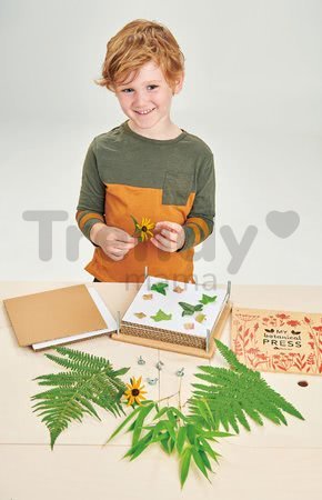 Drevený herbár My Botanical Press Tender Leaf Toys na zbieranie kvetín a listov