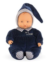 Játékbaba Babipouce Navy Blue Starry Dreams Mon Doudou Corolle barna szempár és csücsőrítő ajkak 28 cm 0 hó-tól CO020150