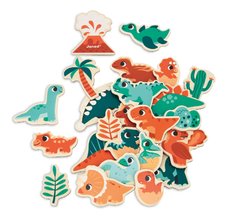 Drevené magnetky Dinosaury Dino Magnets Janod 24 kusov od 24 mes J05839