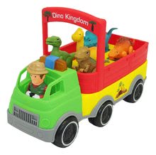 Nákladné auto s 5 dinosaurami Dino Safary Truck Kiddieland s pohyblivými časťami a so zvukom a svetlom od 12 mes