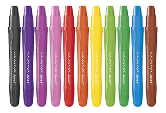 Gélové pastelky Gel Crayons Janod umývateľné 10 farieb J07416