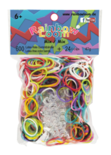 Rainbow Loom originálne gumičky mix farieb 600 kusov od 6 rokov