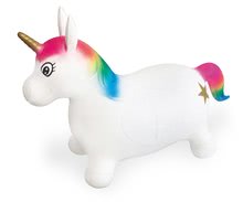 Ugráló egyszarvú Unicorn Ride on Mondo gumiból fehér