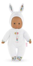 Játékbaba Sweet Heart White Bunny Mon Doudou Corolle fekete szemekkel és kapucnival 30 cm 0 hó-tól CO100710