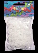 Rainbow Loom eredeti csillogó gumik 300 darab lila 6 évtől