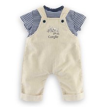 Oblečenie T-Shirt & Ecru Overalls Loire Riverside Mon Premier Poupon Corolle pre 30 cm bábiku od 18 mes CO110950