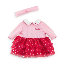 Oblečenie Dress & Headband Heart Petals Mon Grand Poupon Corolle pre 36 cm bábiku od 24 mes CO141590