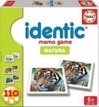 Pexeso Identic Memóriajáték Game Natura Educa 110 db állatokkal 6 éves kortól 