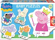 Puzzle pre najmenších Baby 5 Disney Peppa Pig od 24 mesiacov EDU15622