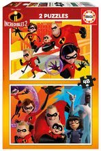 Puzzle copii The Incredibles 2 Educa 2x48 piese de la 5 ani