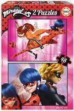 Puzzle Miraculous Ladybug Educa 2x48 dielov EDU17635