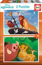 Puzzle The Lion King Disney Educa 2x48 piese de la 4 ani