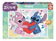 Puzzle Disney Stitch Educa 500 darabos és Fix ragasztó 11 évtől EDU19911