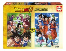 Puzzle Dragon Ball Educa 2x500 darabos és Fix ragasztó 11 évtől EDU19915