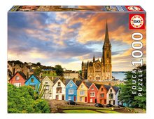 Puzzle Cobh Cathedral Ireland Educa 1000 piese și lipici Fix de la 11 ani EDU19927