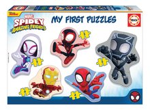 Puzzle pre najmenších Baby Puzzle Spidey & his Amazing Friends Educa 5-obrázkové od 24 mes EDU19953