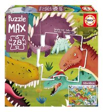 Puzzle Dinosaury MAX Educa 28 veľkých dielikov od 3 rokov EDU19954