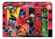 Puzzle Miraculous Ladybug Educa 2 x 100 dílků od 6 let