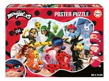 Puzzle plagát Miraculous Ladybug Educa 250 dielov od 4 rokov EDU19970