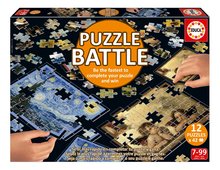 Puzzle Battle Umění Art Educa 12 druhů puzzle 504 dílků a 12 karet s obrázky od 7 let