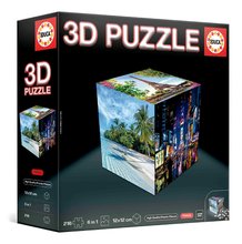 Puzzle de călătorie 3D Cube Travel Educa 216 piese de la 8 ani EDU20124