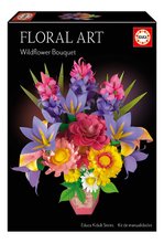 Kreatívne tvorenie poľné kvety Floral Art Bouquet of Wild Flowers Educa poskladaj si vlastnú kyticu od 8 rokov EDU20141