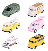 Kisautó French Touch Deluxe Cars Majorette fém felfüggesztéssel és gyűjtői boxban 7,5 cm hossza 6 különböző fajta