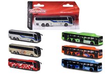 Autobus MAN City Bus Majorette s odpružením 13 cm dĺžka 6 rôznych druhov