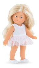 Bábika Rosy Ballerina Set Mini Corolline Corolle blond vlasy a modré oči 20 cm 3 doplnky