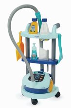 Takarítókocsi porszívóval Vacuum Trolley Clean Home Écoiffier 8 kiegészítőve