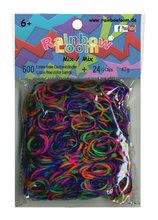 Rainbow Loom eredeti tarka gumi mix transzparens 600 darab 6 évtől